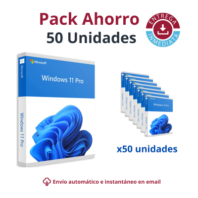 WINDOWS 11 PRO para 1 PC - Licencia Digital de Volumen - 50 dispositivos | Colombia