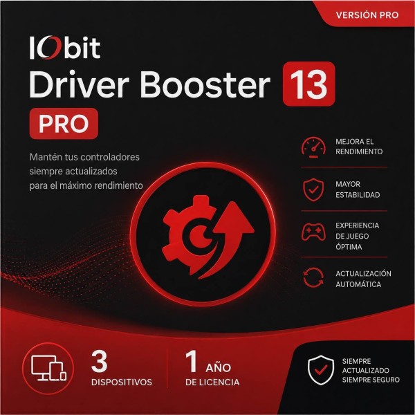 IObit Driver Booster 13 PRO: Actualiza y optimiza tus drivers de tu PC | Colombia