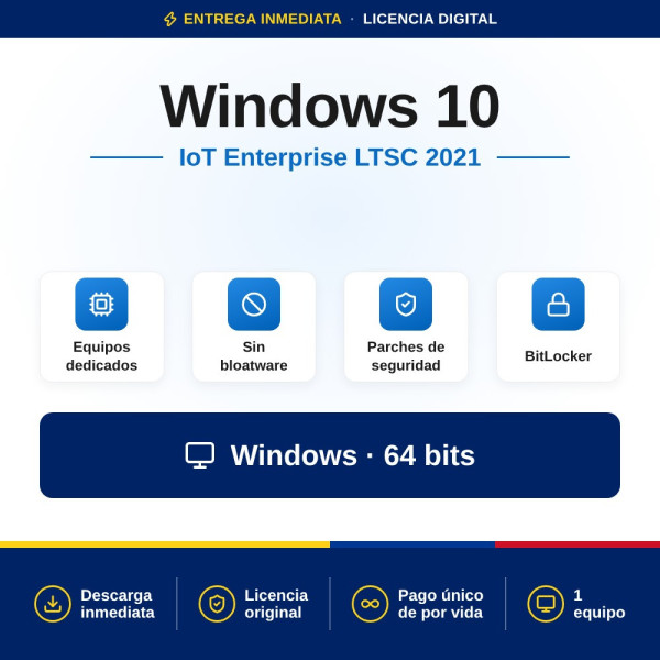 Windows 10 IoT Enterprise 2021 LTSC - Su Solución IoT Óptima | Colombia