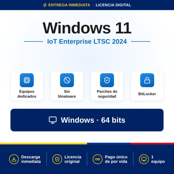 Comprar Windows 11 Enterprise IoT LTSC 2024 | Mejor Precio Colombia