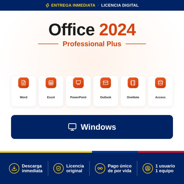 Office 2024 Professional Plus Colombia | $69.300 COP ✓