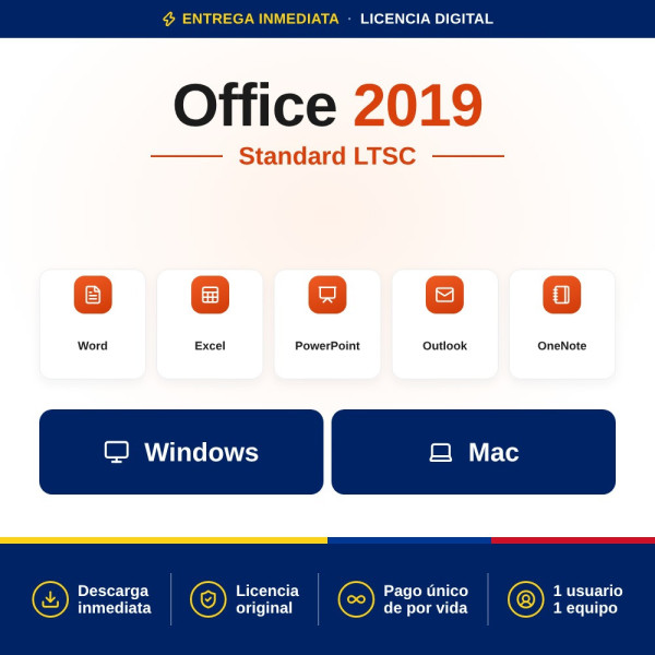Licencia Office LTSC 2019 Standard (Licencia de Volumen) | Colombia