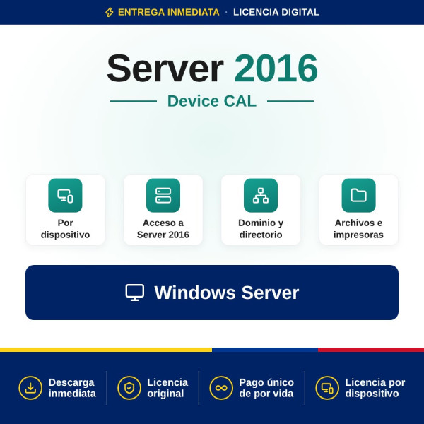 Compra Windows Server 2016 Device CAL al Mejor Precio