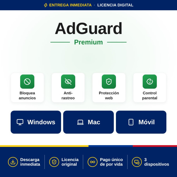 AdGuard Premium: Protección y Control Total en Navegación Web | Colombia