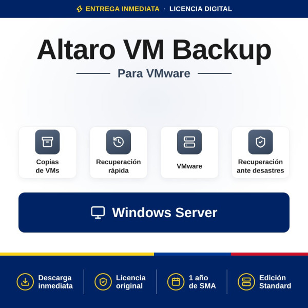 Compra Altaro VM Backup for VMware - Seguridad y eficiencia | Colombia