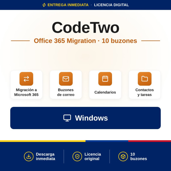 Comprar CodeTwo Office 365 Migration: Migración fácil y segura Colombia