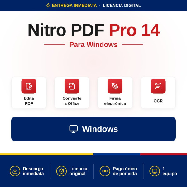 Comprar Nitro PDF Pro 14 para Windows | Colombia