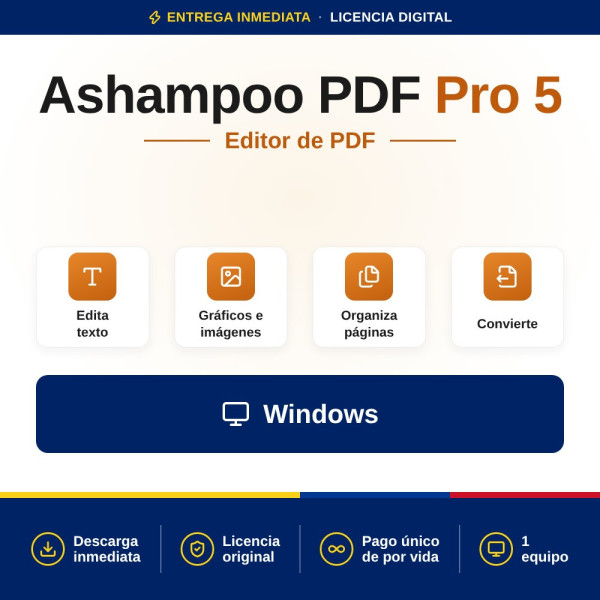 Ashampoo PDF Pro 5: Gestión y edición avanzada de PDF