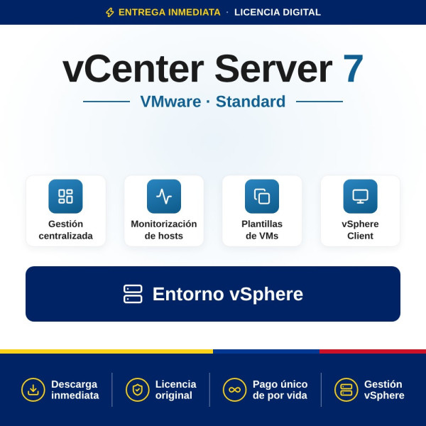 VMware vCenter Server 7.03k | Mejor Precio Colombia