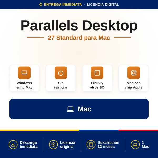 Compra Parallels Desktop 27 Standard para Mac | Colombia