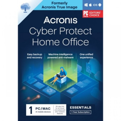 Acronis Cyber Protect Home Office Essentials - 1 Año para 3 PC/MAC | Colombia